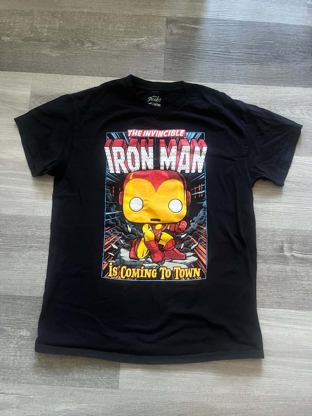 Funko Iron Man Graphic Tee - Black, Red, Yellow